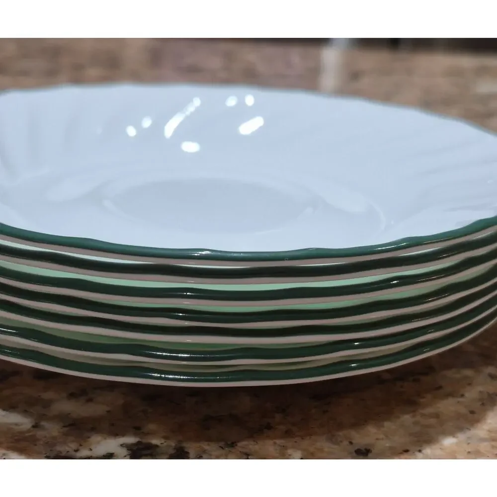 Corelle Callaway Ivy Swirl Saucer Plates 6 1/4